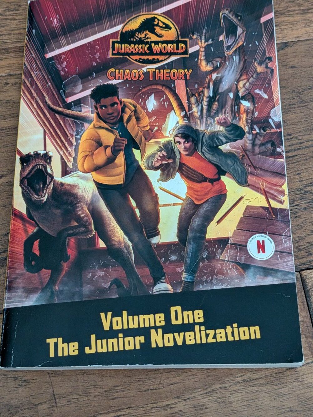 Jurassic World: Chaos Theory Vol. 1 Junior Novelization paperback book